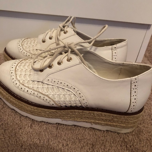 JustFab Shoes - JustFab Platform Lace-Up Shoes